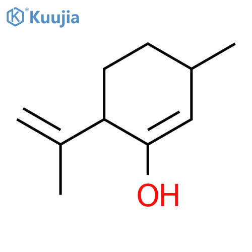 1-Cyclohexen-1-ol, 3-methyl-6-(1-methylethenyl)-, (3R,6S)-rel- (9CI) structure