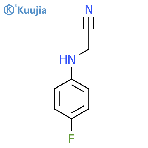 2-(4-fluorophenyl)aminoacetonitrile structure