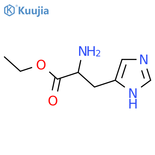 Ethyl 2-amino-3-(1H-imidazol-5-yl)propanoate structure
