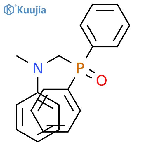 Benzenamine,N-[(diphenylphosphinyl)methyl]-N-methyl- structure