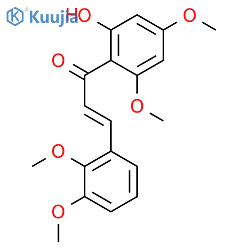2-Propen-1-one,3-(2,3-dimethoxyphenyl)-1-(2-hydroxy-4,6-dimethoxyphenyl)- structure