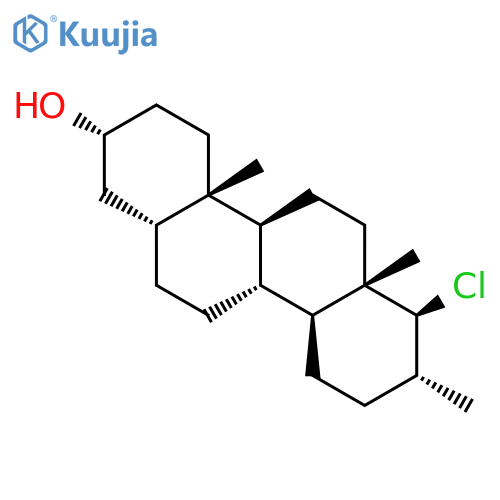 2-Chrysenol,7-chlorooctadecahydro-4a,6a,8-trimethyl-,(2R,4aS,4bS,6aS,7S,8R,10aS,10bR,12aR)- structure