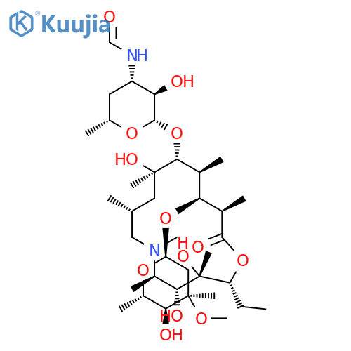 3’-N,N-Di(desmethyl)-3’-N-formyl Azithromycin structure