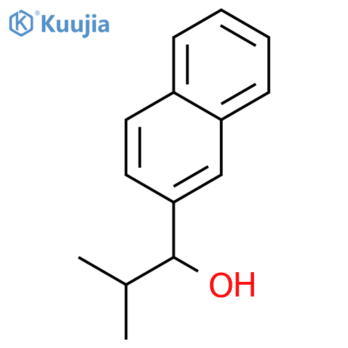 2-methyl-1-naphthalen-2-ylpropan-1-ol structure