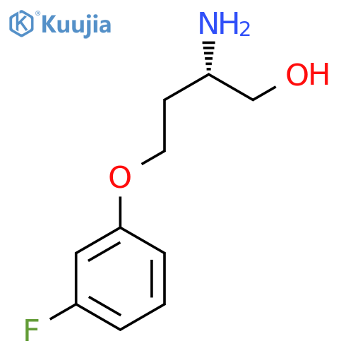 (2S)-2-amino-4-(3-fluorophenoxy)butan-1-ol structure