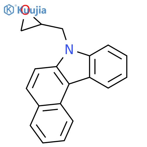 7H-BENZO[C]CARBAZOLE, 7-(OXIRANYLMETHYL)- structure