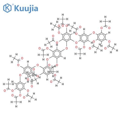 Desacetoxyheptafuhalol heptadecacetate structure
