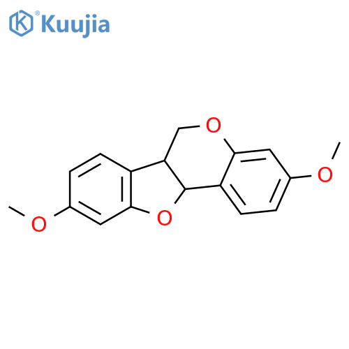 (6aS,11aS)-3,9-dimethoxy-6a,11a-dihydro-6H-[1]benzofuro[3,2-c]chromene structure