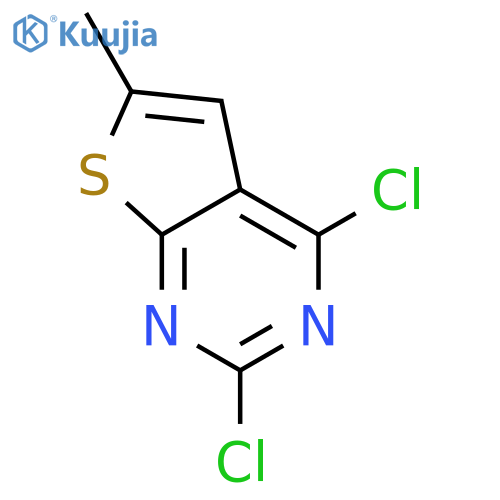 2,4-Dichloro-6-methylthieno[2,3-d]pyrimidine structure