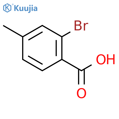 2-Bromo-4-methylbenzoic acid structure