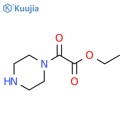 1-Piperazineacetic acid, α-oxo-, ethyl ester structure