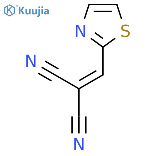 2-(2-thiazolylmethylene)-Propanedinitrile structure