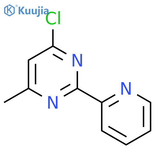 4-Chloro-6-methyl-2-(2-pyridinyl)pyrimidine structure