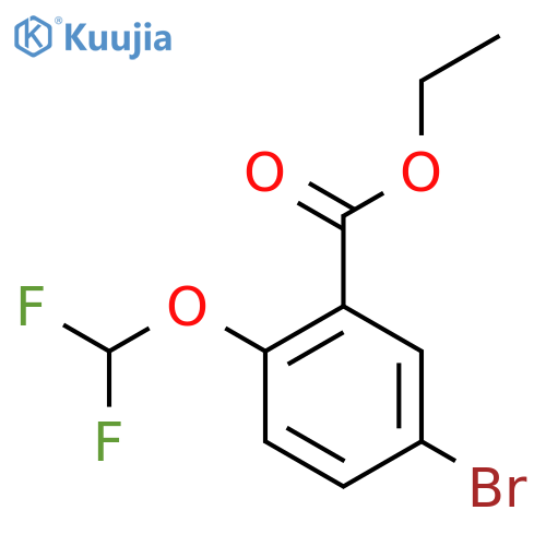 Ethyl 5-bromo-2-(difluoromethoxy)benzoate structure