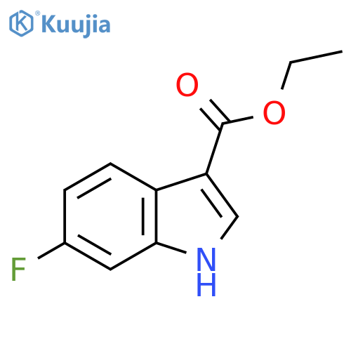Ethyl6-Fluoroindole-3-carboxylate structure