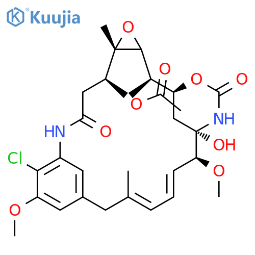 Maytansine,O3-acetyl-O3-de[2-(acetylmethylamino)- 1-oxopropyl]-22-demethyl- structure