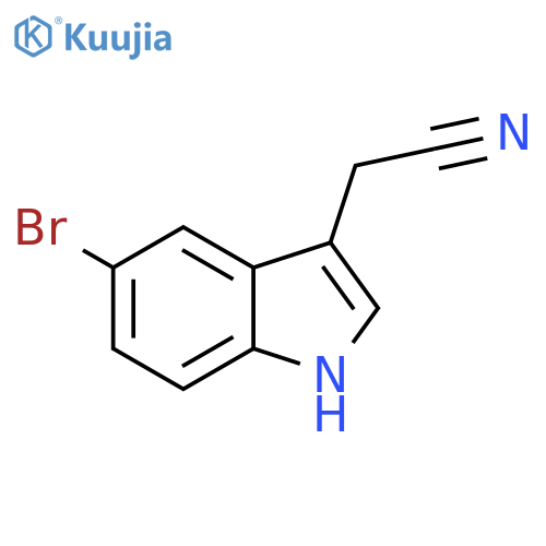 2-(5-Bromo-1H-indol-3-yl)acetonitrile structure