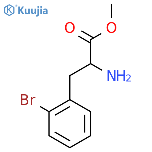Methyl 2-amino-3-(2-bromophenyl)propanoate structure