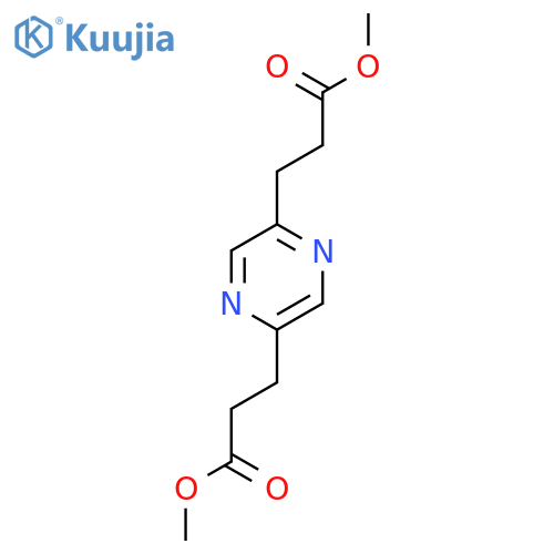 2,5-Pyrazinedipropanoic Acid Dimethyl Ester structure