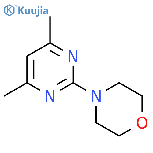 4-(4,6-dimethyl-pyrimidin-2-yl)-morpholine structure