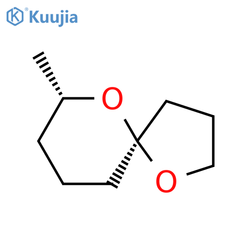 1,6-Dioxaspiro[4.5]decane, 7-methyl-, (5S,7S)- structure