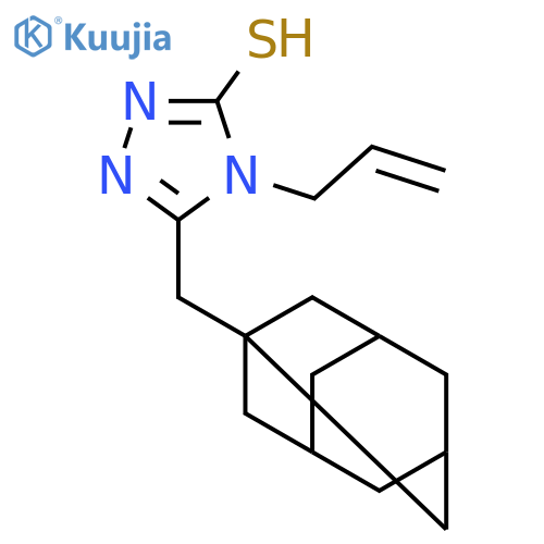 5-(1-Adamantylmethyl)-4-allyl-4H-1,2,4-triazole-3-thiol structure