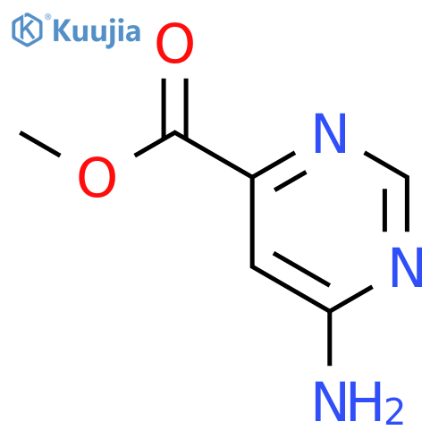 Methyl 6-aminopyrimidine-4-carboxylate structure