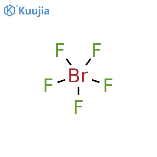 Brominepentafluoride structure