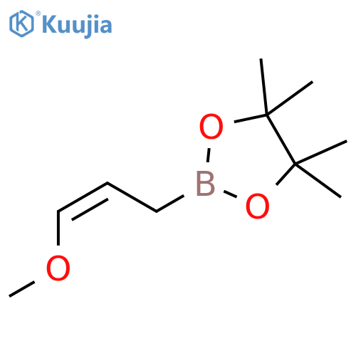 1,3,2-Dioxaborolane, 2-[(2Z)-3-methoxy-2-propen-1-yl]-4,4,5,5-tetramethyl- structure