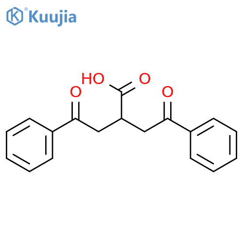 4-Oxo-2-(2-oxo-2-phenylethyl)-4-phenylbutanoic acid structure