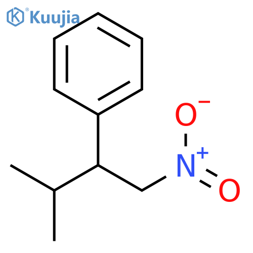 (3-methyl-1-nitrobutan-2-yl)benzene structure