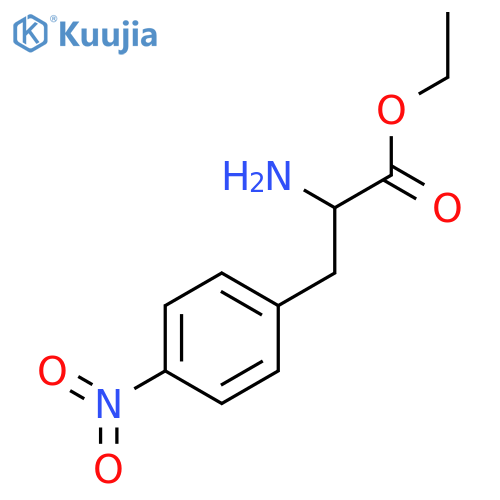 4-nitro-L-phenylalanine ethyl ester structure