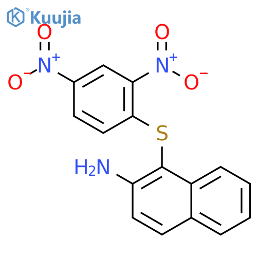 2-Naphthalenamine, 1-[(2,4-dinitrophenyl)thio]- structure