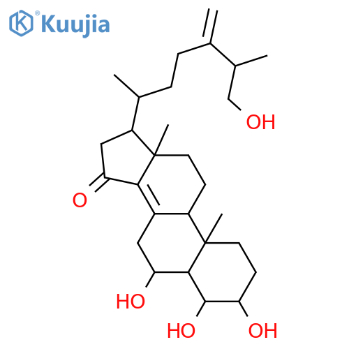 3,4,6,26-Tetrahydroxyergosta-8(14),24(28)-dien-15-one; (3β,4β,5α,6α,25S)-form structure