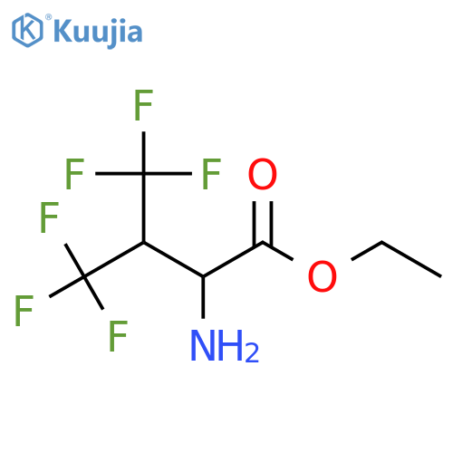 Ethyl 4,4,4,4',4',4'-hexafluoro-DL-valinate structure