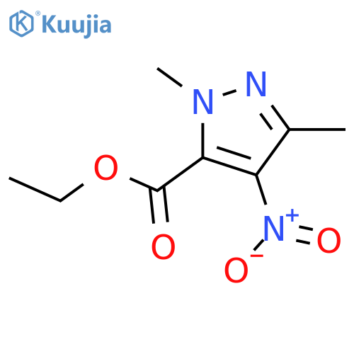 2,5-Dimethyl-4-nitro-2H-pyrazole-3-carboxylic Acid ethyl ester structure