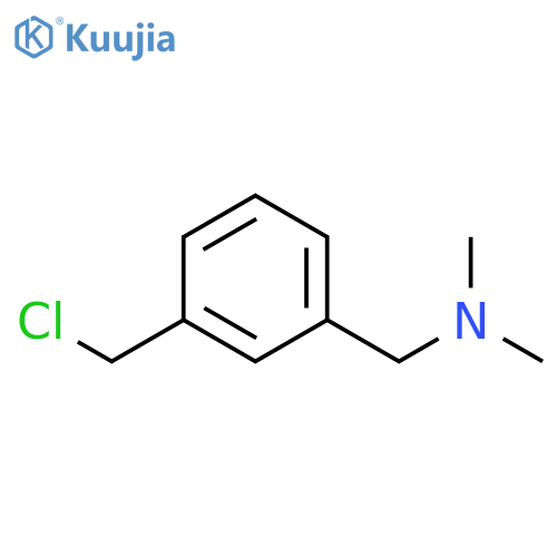 {3-(chloromethyl)phenylmethyl}dimethylamine structure