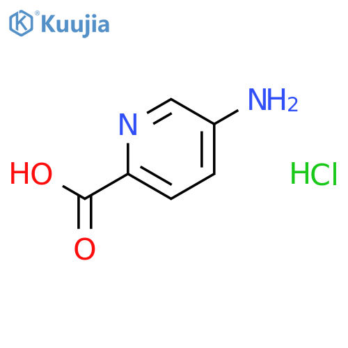 5-aminopyridine-2-carboxylic acid hydrochloride structure