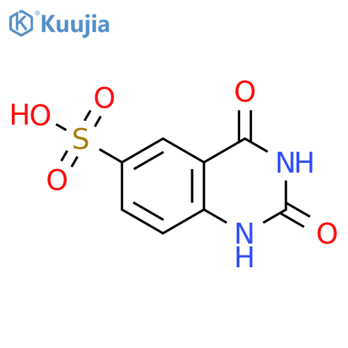 2,4-Dioxo-1,2,3,4-tetrahydroquinazoline-6-sulfonic acid structure