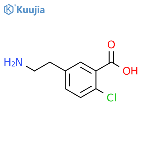 5-(2-Aminoethyl)-2-chlorobenzoic Acid structure