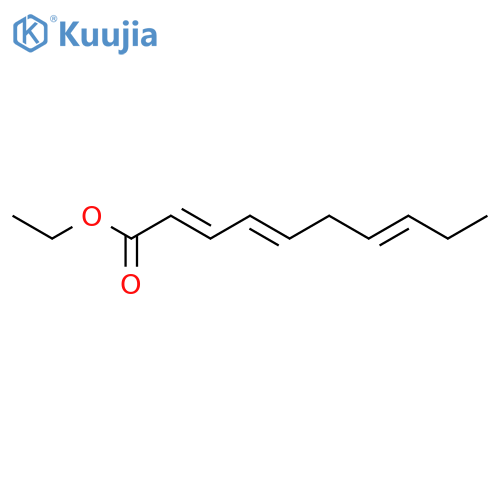 2,4,7-Decatrienoicacid, ethyl ester structure