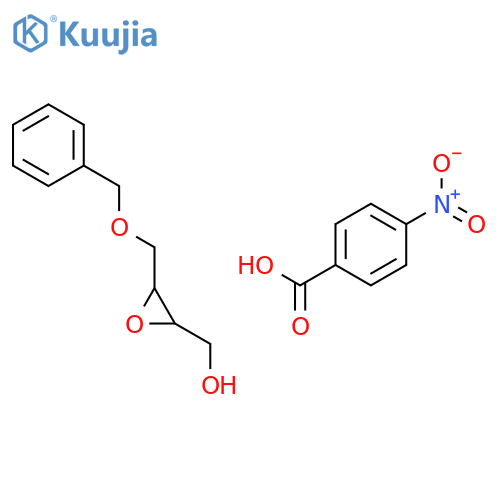 ((2R,3S)-3-((Benzyloxy)methyl)oxiran-2-yl)methyl 4-nitrobenzoate structure