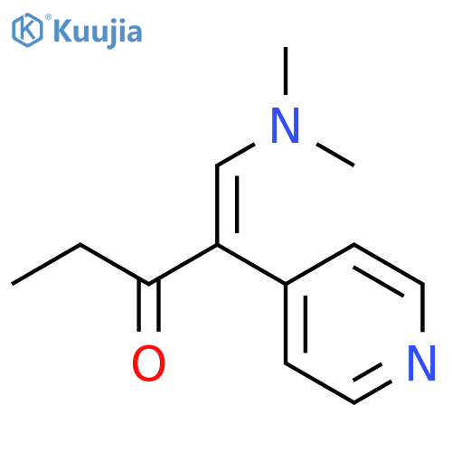 1-(Dimethylamino)-2-(4-pyridinyl)-1-penten-3-one structure