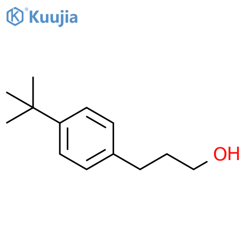 3-(4-(Tert-butyl)phenyl)propan-1-ol structure