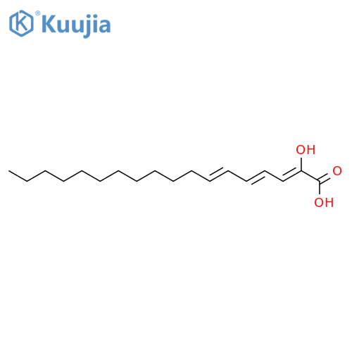 Octadecatrienoic acid, hydroxy- structure