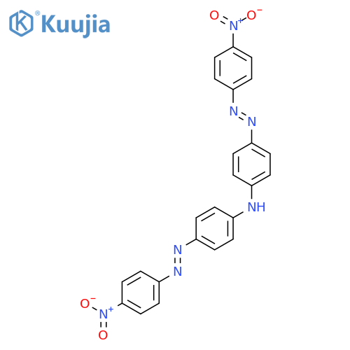 Benzenamine, 4-[(4-nitrophenyl)azo]-N-[4-[(4-nitrophenyl)azo]phenyl]- structure