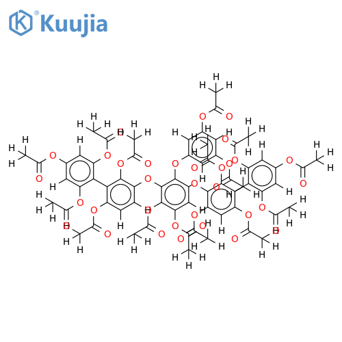 Bisfucodiphlorethol pentadecacetate structure