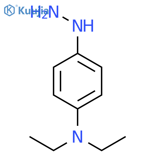 N,N-diethyl-4-hydrazinylaniline structure