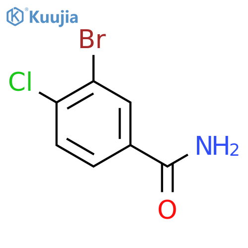 3-Bromo-4-chlorobenzamide structure