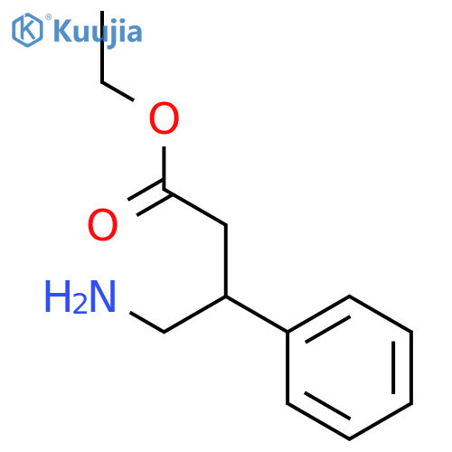 ethyl 4-amino-3-phenylbutanoate structure